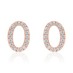Brilladia Damen-Ohrstecker mit 40 Brillanten (0,41 ct) aus 585/750 Roségold Unkategorisiert online kaufen