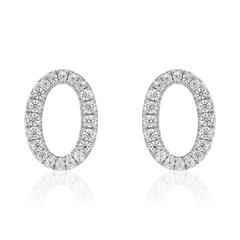 Brilladia Damen-Ohrstecker mit 40 Brillanten 0,41 ct, Top Wesselton/SI – 585/750 Weißgold oder 950 Platin Unkategorisiert online kaufen