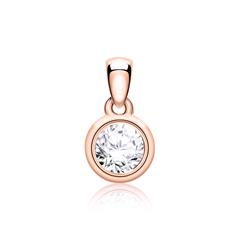Brilladia Damenanhänger aus 585er Roségold mit 0,25 ct Brillant, Top Wesselton/SI Unkategorisiert online kaufen