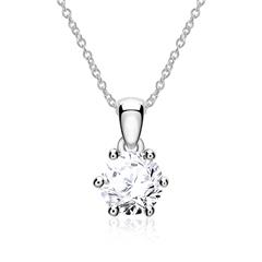 Brilladia Damenkette, 1 Brillant ca. 0,50 ct, 585 Weißgold Unkategorisiert online kaufen