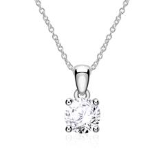 Brilladia Damenkette 585 Weißgold mit Brillant, ca. 0,25 ct SI Unkategorisiert online kaufen