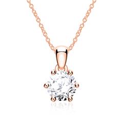 Brilladia Damenkette aus 585 Roségold mit GIA-Brillant 0,50 ct TW/SI Unkategorisiert online kaufen
