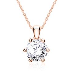 Brilladia Damenkette aus 585 Roségold mit GIA-Diamant ca. 1,00 ct, Top Wesselton, small inclusions Unkategorisiert online kaufen Brilladia Damenkette aus 585 Roségold mit GIA-Diamant ca. 1,00 ct, Top Wesselton, small inclusions Unkategorisiert online kaufen