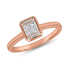 Brilladia Damenring mit 9 Diamanten in 585er/750er Roségold, ca. 0,29 ct Unkategorisiert online kaufen