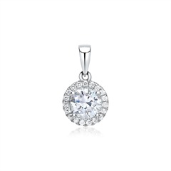 Brilladia Diamant-Anhänger mit 19 Brillanten, ca. 0,38 ct, 750 Weißgold Unkategorisiert online kaufen