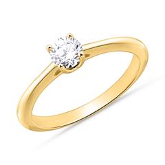 Brilladia Diamant-Verlobungsring 750 Gold, 1 Brillant 0,25 ct, Top Wesselton/SI Unkategorisiert online kaufen