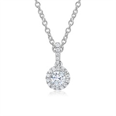 Brilladia Diamantkette mit Anhänger, 750er Weißgold, ca. 0,40 ct Unkategorisiert Produktbild