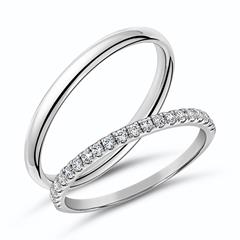 Brilladia Eheringset aus 585 Weißgold mit 21 Brillanten, 0,25 ct Unkategorisiert online kaufen