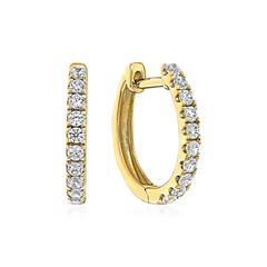 Brilladia FairJewel Damen-Creolen mit 20 Lab-Grown Brillanten (0,42 ct, DEF, VVS-VS) in 585er/750er Weißgold oder 950er Platin Unkategorisiert online kaufen