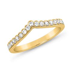 Brilladia FairJewel Damen V-Ring mit 17 Labordiamanten, 0,30 ct D-F/VVS-VS, aus 585/750 Gelbgold Unkategorisiert online kaufen