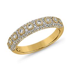 Brilladia FairJewel Damenring aus 585/750 Gelbgold mit 129 Labordiamanten, 0,79 ct Unkategorisiert online kaufen
