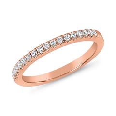 Brilladia FairJewel Damenring aus 585/750 Roségold mit 17 Lab-Grown Brillanten, ca. 0,22 ct, gravierbar Unkategorisiert online kaufen