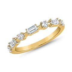 Brilladia FairJewel Gravurring aus 14 oder 18 Karat Gelbgold mit 7 Labordiamanten, ca. 0,50 ct Unkategorisiert online kaufen