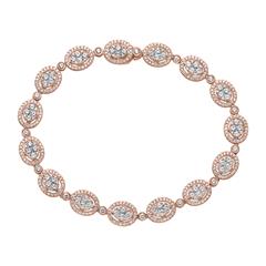 Brilladia FairJewel Halo-Armband aus 14/18 Karat Roségold mit 495 Lab-Grown Brillanten, 2,81 ct Unkategorisiert online kaufen