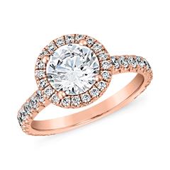 Brilladia FairJewel Halo-Ring aus Roségold, 1,50 ct + 42 Labordiamanten Unkategorisiert online kaufen