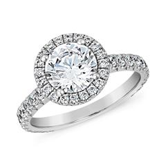Brilladia FairJewel Halo-Verlobungsring aus Weißgold oder 950er Platin mit 1,50-ct-Diamant und 42 Brillanten Unkategorisiert online kaufen