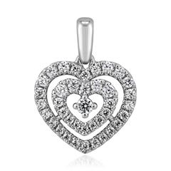 Brilladia FairJewel Herzanhänger Weißgold/Platin, 39 Labordiamanten, 0,30 ct Unkategorisiert online kaufen