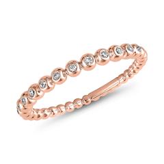 Brilladia FairJewel Kugelring aus 585/750 Roségold mit 13 Lab-Grown Brillanten, 0,08 ct Unkategorisiert online kaufen