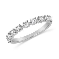 Brilladia FairJewel Ring mit 9 Lab-Grown Brillanten 0,50 ct in 950er Platin oder 585er/750er Weißgold Unkategorisiert online kaufen