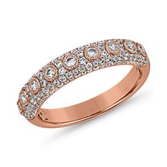 Brilladia FairJewel Roségoldring mit 129 Lab-Brillanten, 0,79 ct Unkategorisiert online kaufen