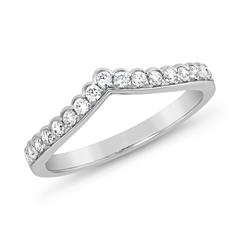 Brilladia FairJewel V-Diamantring mit 17 lab-grown Brillanten, ca. 0,30 ct., aus 14-/18-karätigem Weißgold oder 950er Platin Unkategorisiert online kaufen
