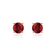 Brilladia Gems Granat-Ohrstecker aus 585 Roségold Unkategorisiert online kaufen