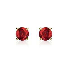 Brilladia Gems Granat-Ohrstecker für Damen aus 585 Gelbgold Unkategorisiert online kaufen