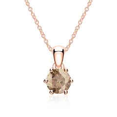 Brilladia Gems Halskette aus 585er Roségold mit Rauchquarz Unkategorisiert online kaufen
