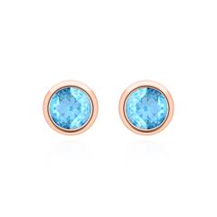 Brilladia Gems Ohrstecker mit 2 Blautopasen, 585 Roségold Unkategorisiert online kaufen