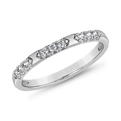 Brilladia gravierbarer Platin-/Weißgoldring mit 9 Brillanten, 0,13 ct Unkategorisiert online kaufen