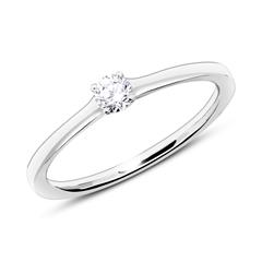 Brilladia gravierbarer Solitärring, 0,11 ct, 585 Weißgold Unkategorisiert online kaufen