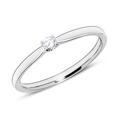 Brilladia Gravur-Verlobungsring 585 Weißgold, 1 Brillant 0,05 ct TW/SI Unkategorisiert online kaufen