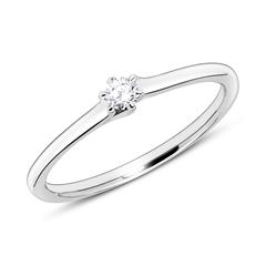 Brilladia Gravur-Verlobungsring 585 Weißgold, Brillant 0,07 ct Unkategorisiert online kaufen