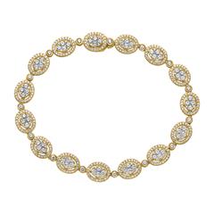 Brilladia Halo-Diamantarmband aus 585/750 Gelbgold, 495 Brillanten, 2,81 ct, Top Wesselton, SI Unkategorisiert online kaufen Brilladia Halo-Diamantarmband aus 585/750 Gelbgold, 495 Brillanten, 2,81 ct, Top Wesselton, SI Unkategorisiert online kaufen