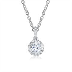 Brilladia Halokette 750 Weißgold, 19 Diamanten 0,12 ct & Brillant 0,20 ct Unkategorisiert online kaufen
