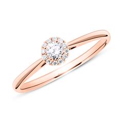 Brilladia Haloring, 13 Diamanten ca. 0,15 ct, 750 Roségold, TW/SI Unkategorisiert online kaufen