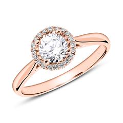 Brilladia Haloring aus 585 Roségold mit 21 Diamanten, ca. 0,81 ct TW/SI Unkategorisiert online kaufen