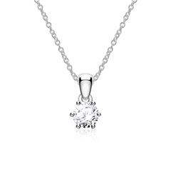 Brilladia Halskette mit Brillant-Anhänger 0,05 ct TW/SI aus 585 Weißgold Unkategorisiert online kaufen