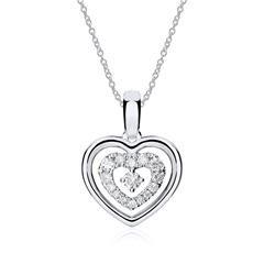 Brilladia Herz-Kette, 15 Brillanten, ca. 0,14 ct, 750 Weißgold Unkategorisiert online kaufen Brilladia Herz-Kette, 15 Brillanten, ca. 0,14 ct, 750 Weißgold Unkategorisiert online kaufen