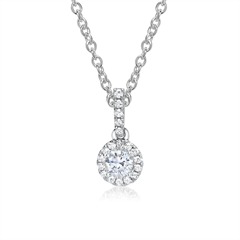 Brilladia Kette 750 Weißgold mit 19 Diamanten & Brillant, ca. 0,17 ct Unkategorisiert online kaufen