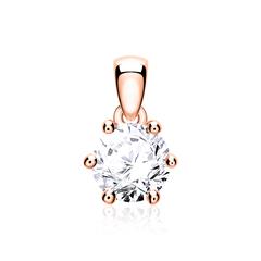 Brilladia Kettenanhänger, 1 Brillant ca. 0,50 ct, 585 Roségold Unkategorisiert online kaufen