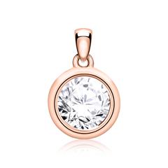 Brilladia Kettenanhänger mit 1 Brillant ca. 1,00 ct aus 585 Roségold, Top Wesselton, small inclusions Unkategorisiert online kaufen