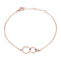 Brilladia Kreis-Armband, 23 Diamanten, 0,08 ct, 750er Roségold Unkategorisiert online kaufen