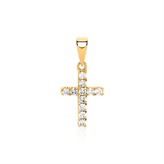 Brilladia Kreuzanhänger 585 Gold, 11 Brillanten, 0,11 ct Unkategorisiert online kaufen