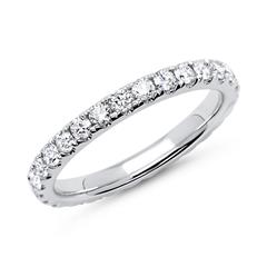 Brilladia Memoire-Ring aus rhodiniertem 950er Platin mit 29 Brillanten, ca. 0,98 ct, Top Wesselton/SI Unkategorisiert online kaufen