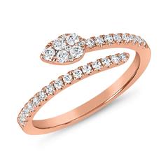 Brilladia offener Damen-Diamantring aus Roségold mit 33 Brillanten (ca. 0,35 ct) Unkategorisiert online kaufen Brilladia offener Damen-Diamantring aus Roségold mit 33 Brillanten (ca. 0,35 ct) Unkategorisiert online kaufen