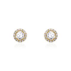 Brilladia Ohrstecker 585 Gelbgold – 2 Brillanten 0,20 ct & 30 Diamanten 0,12 ct, SI Unkategorisiert online kaufen