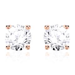 Brilladia Ohrstecker aus 585 Roségold, 2 Brillanten 2,00 ct TW/SI, GIA-zertifiziert Unkategorisiert online kaufen