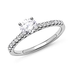 Brilladia Platinring 950 mit 16 Brillanten und GIA-Hauptdiamant Unkategorisiert online kaufen