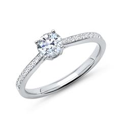 Brilladia Ring aus 585 Weißgold mit 28 Brillanten, 0,10 ct Unkategorisiert online kaufen